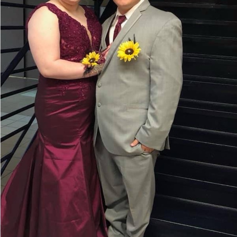 Elegant Purple Prom Dress